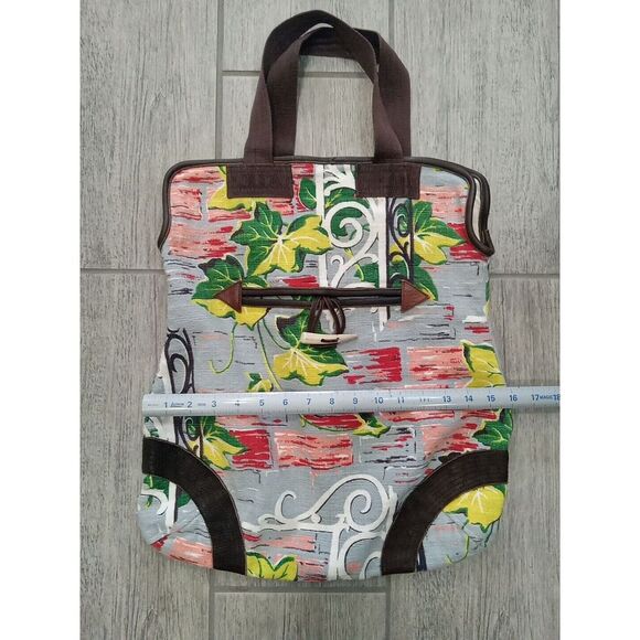 TK Garment Supply Canvas fabric Bag Hand Made Japanese VTG Leather and Bone - Picture 5 of 9